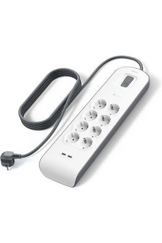 Belkin Akım Korumalı Uzatma Priz, 8 X2 Usb, 2 Metre