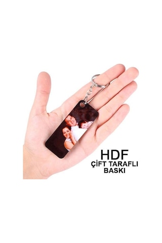 Hdf Çift Taraflı Anahtarlık - Dikdörtgen