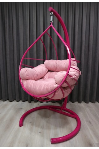 Damla Salıncak - Armut Salıncak Pembe Pudra
