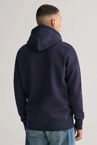 Gant 2007058.433 Erkek Regular Fit Kapüşonlu Sweatshirt Lacivert