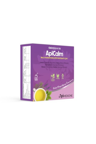 Apimedicine Apicalm Ballı Fonksiyonel Bitki Ekstrakt Çayı 12 Stick 84 G