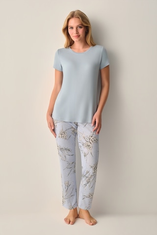 Suwen Mina Pijama Takımı Sh26639660348 Mavi