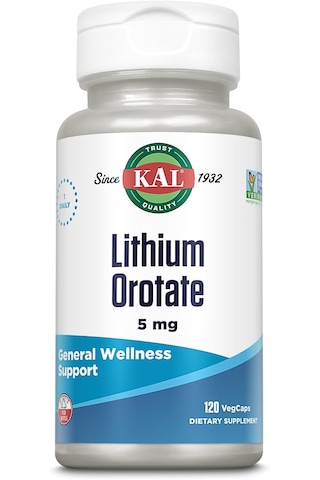 Kal Lithium Orotate 5 Mg 120 Kapsül