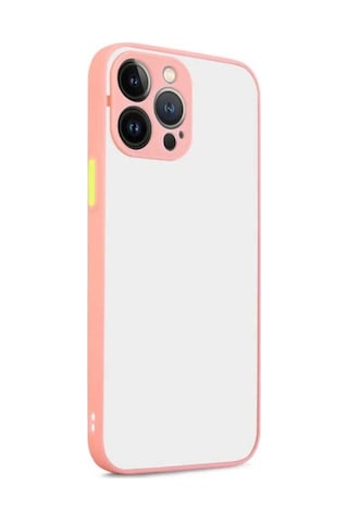 Apple Uyumlu iPhone 13 Pro Max Kılıf Zore Hux Kapak Pembe