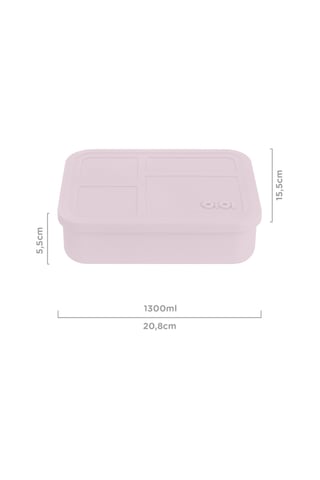 Silikon Beslenme Kutusu Bento - Misty Lilac