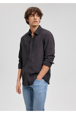 Mavi - Siyah Gömlek 8810217-900 - (534222710) Siyah