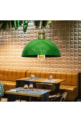 Homing Swiss Retro Yeşil Metal Tekli Sarkıt Ayd-3105 Yeşil