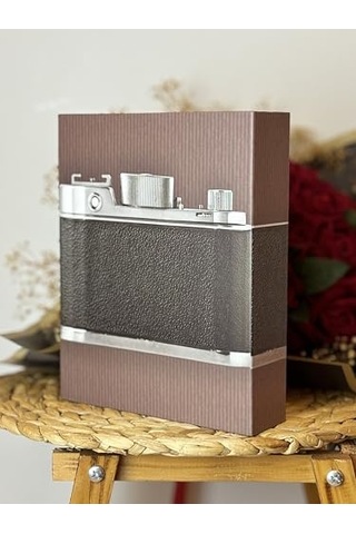 Rabsev Fotoğraf Albümü 10x15cm 200 Lük Renkli Fotoğraf Makinesi Desenli Anı Albümü