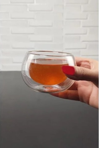 Konyax Çift Cidarlı Cam Reçellik 6 Adet Renkli