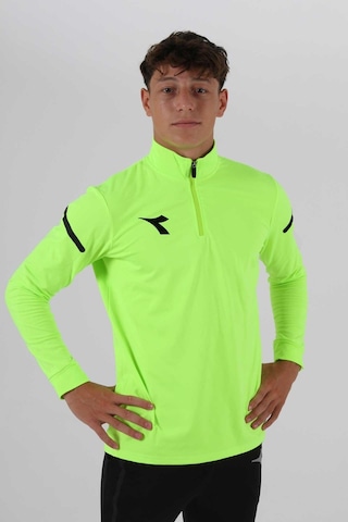 Diadora Alto Antrenman Eşofmanı Tek Üst Neon Yeşil