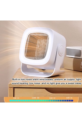 Moveevo 90 Geniş Açılı Ptc Seramik Isıtıcı, 400-800w Taşınabilir Sıcak Hava Üfleyici, Kış İçin Mükemmel Isıtma Çözümü