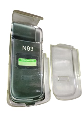 Nokia N93 Uyumlu Telefon Koruyucu Şeffaf Mika Kapak -