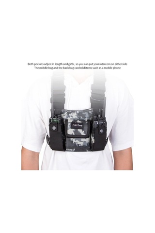 Pazly Yinitone Kullanışlı Intercom Göğüs Çantası - Hafif Ve Yumuşak Naylon, Siyah/kahverengi/mavi/yeşil Kahverengi