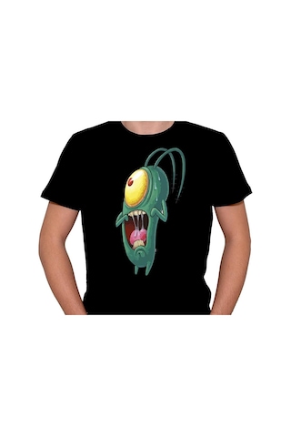 Plankton Sünger Bob Caracter Tişört Unisex T-shirt 001
