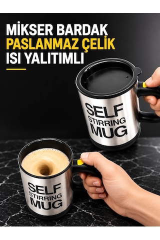 Mikser Bardak Paslanmaz Çelik Isı Yalıtımlı Belirtilmemiş