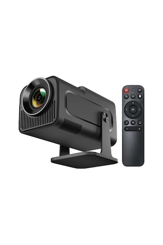 4k Projektör Hy320-1920x1080 Full Hd Projeksiyon Cihazı, 12000 Lümen Yüksek Parlaklık Seviyesi, Uzaktan Kumandalı, Wifi 6, Bluetooth 5, Android Tv 11, 40"-130" Geniş Ekran Projeksiyon Cihazı