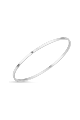 14 Ayar Altın Kibrit Çöpü Bilezik - 7 Gram / Beyaz