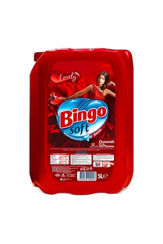 Bingo Soft Lovely Çamaşır Yumuşatıcısı 5 L
