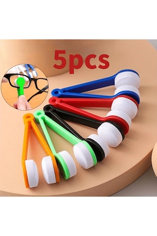 Hightower 5 Renkli Çeşit Mikrofiber Gözlük Temizleme Seti Seyahat Ve Günlük Kullanım