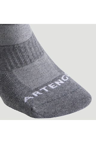 Decathlon Artengo Tenis Çorabı - Kısa Konç - Unisex - 3 Çift - Gri - Rs500