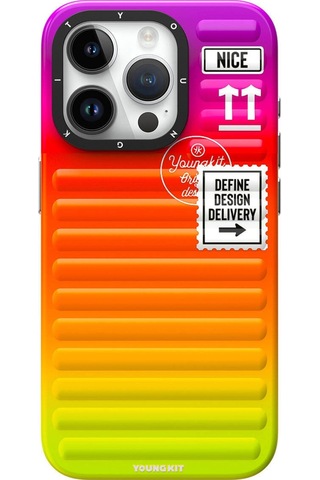 Apple Uyumlu iPhone 15 Pro Kılıf Youngkit The Secret Color Serisi Kapak Mor