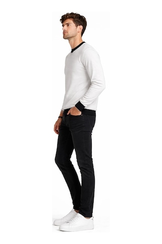 Alexander Gardi Bisiklet Yaka Basic Sweatshirt Unx-145901 Beyaz