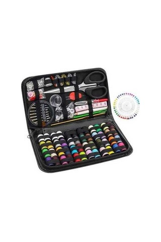 Flybuy Çok Fonksiyonlu İğne Seti 172 Adet, Kenar Klipsi, Pratik Kılıf