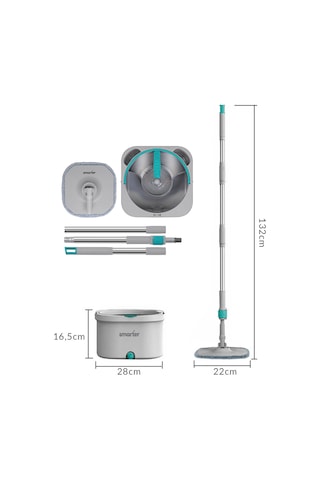Smarter Aqua Master Temizlik Seti + Yedek Mop 2'li