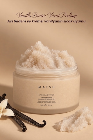 Vanilla Butter Besleyici Vanilya & Badem Vücut Peelingi 300 Gr