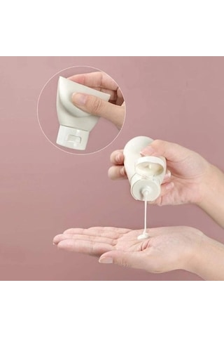 Kit Uçak Uyumlu Sızdırmaz Kozmetik Dolum Şişesi Pratik Seyahat Tipi Bakım Ürünleri Düzenleyici Set