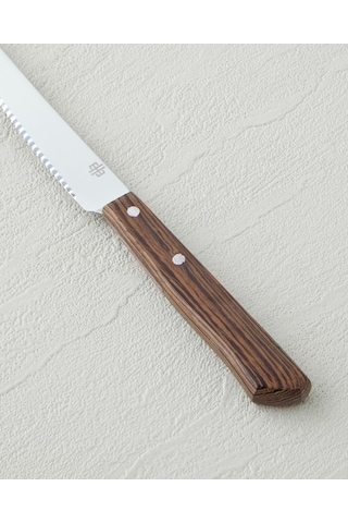 Iron Slice Paslanmaz Çelik 2'li Bıçak 11 Cm Kahverengi
