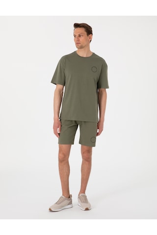 Pierre Cardin Erkek Haki Şort Örme 50310107-vr027 Haki