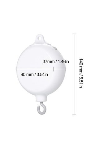 Mufunye Bebek Beşiği Müzikli Döner Dönence - 35 Şarkı, Usb Şarj, Tf Kart Destekli 112 Karakter