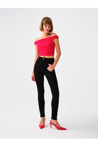 LOFT Push-up Skinny Fit Kadın Pantolon Denim