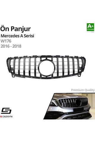 Mercedes A-class W176 Ön Panjur Parlak Siyah Piano Black Gtr Model 2016-2018