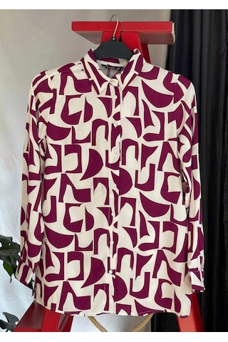 Kadın Desenli Gömlek 001