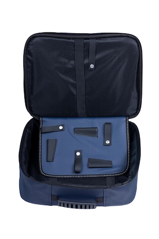 Kuaför Berber Deri Malzeme Çantası Lacivert