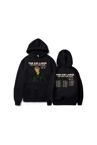 Tarzsokak Siyah Unisex Kızlar Albüm Grafik Sweatshirt İlk Kez Çocuk Laroı Hoodie Hoodie Deras Con Capuchase