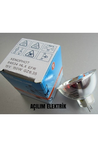 Osram Hlx 64634 Efr 15V 150W Gz6.35 Optik Özel Halojen Çanak Ampl