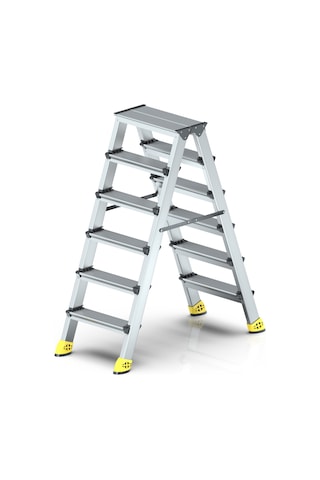 Narvon 6+6 Basamaklı Lüx Çift Çıkışlı Alüminyum Merdiven