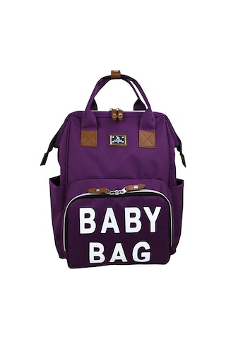 Stylo Roma Baby Bag Anne Bebek Bakım Sırt Çantası Mor