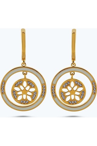 Altınbaş 22 Ayar Altın Mandala Küpe Kpman05-25693