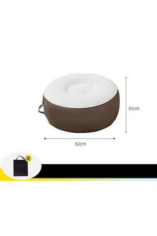 Shufa Taşınabilir Tek Kişilik Şişme Koltuk Ayak Dayama Ve El Pom