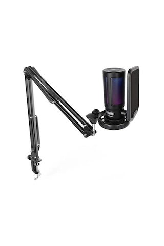 Midex V6 Rgb Set Usb Oyuncu Ve Yayıncı Mikrofonu Condenser Stüdyo Kayıt Gaming Tiktok Twitch Canlı Yayın Discord Youtube