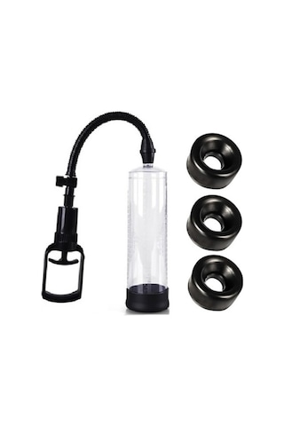 Hızlı Express Dreambox Pumpking Penis Pompası Vakum Pompa + Penis Pompası 3 Yedek Başlık