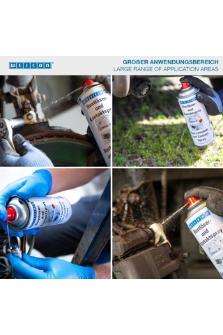 Weicon Pas Sökücü Kontakt Sprey 400 Ml / Sıkışmış Pas Ve Zor Bileşenleri Hızla Çözer / / Pas Giderici