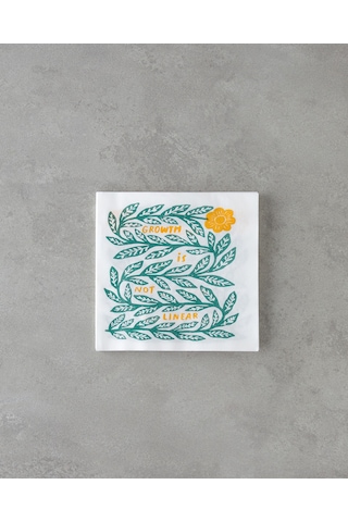 English Home Growleaf 20'li Kağıt Peçete 33x33 Cm Yeşil
