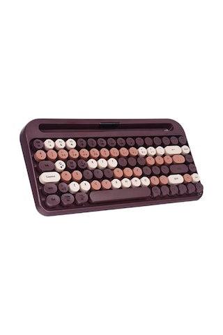 Everest Kb-99 Mocha 2.4g+bt1+bt2 Çoklu Cihaz Bağlantılı Q Kablosuz Klavye