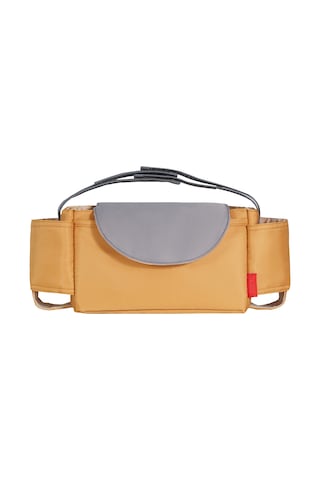 Vkemall Bebek Arabası Nylon Su Geçirmez Askı Çantası - 34cm Dahili Bölmeli Sulu Mamül Çantası, Toz Ve Kir Dayanıklı Kahverengi Kahverengi