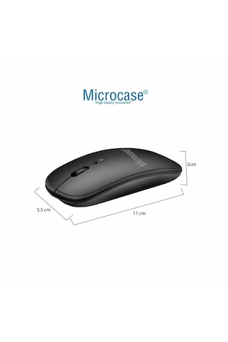 Microcase Huawei Matepad 11.5 2026 İle Uyumlu Bluetooth Klavye Tr Sticker + Bluetooth Mouse + Tablet Standı - Al2765